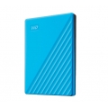 WD My Passport 4TB สีฟ้า, USB 3.0 [ฮาร์ดดิสก์พกพาภายนอก ขนาด 2.5 นิ้ว]